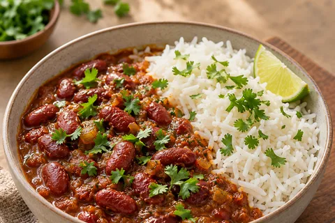 Rajma rice bowl from Healthy Bowlz